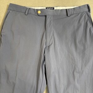 PANTS GOLF Peter Millar MEN 36X30 Crown Crafted TEAL Blue Performance Stretch
